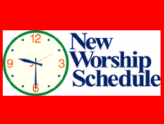 New Worship Time!
